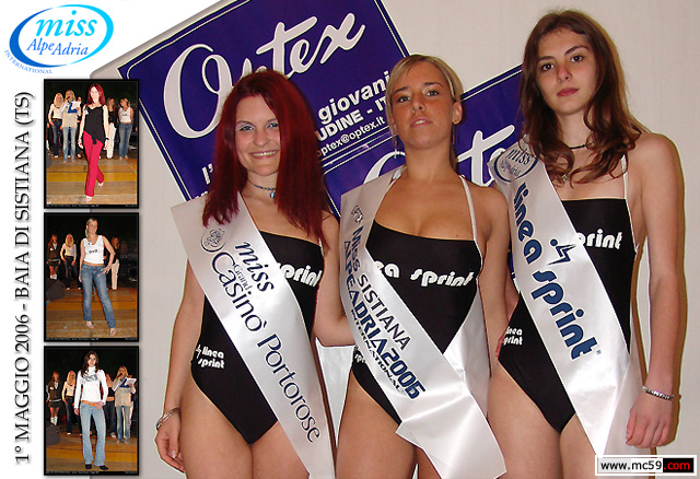 Premiazione  Miss Alpe Adria 2006