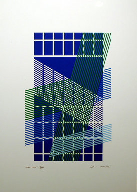 Raggio verde (2010) - serigrafia a quattro colori su PVC - cm.50 x 70